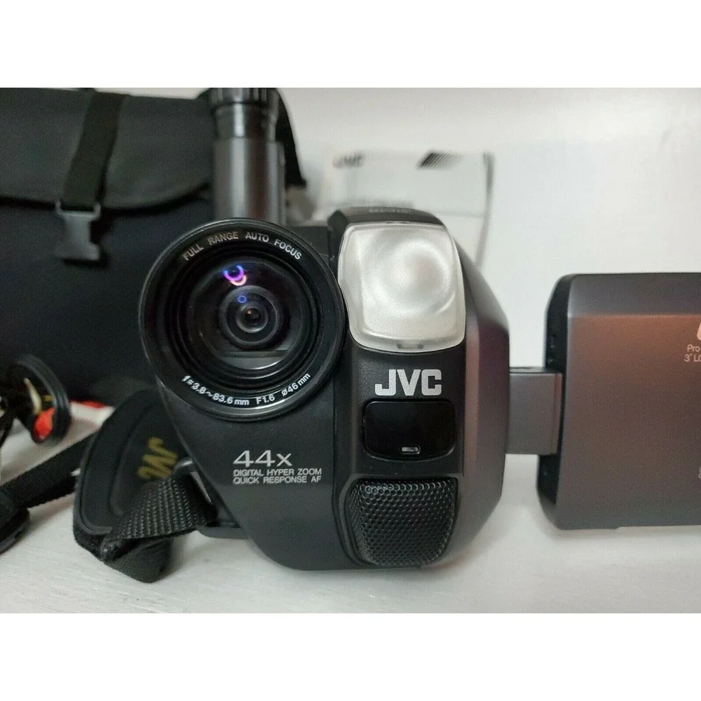 JVC VHS-C VHS Analog Camcorder Video Camera Transfer Bundle Remote VG *Works A+